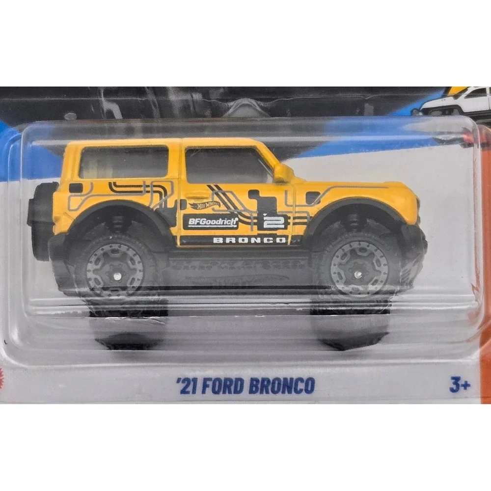 Hot Wheels '21 Ford‎ Bronco HW Hot Trucks Kids 1:64 Yellow BFGoodrich Livery